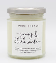 Load image into Gallery viewer, Peony & Blush Suede - Soy Wax Candle
