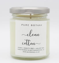 Load image into Gallery viewer, Clean Cotton - Soy Wax Candle
